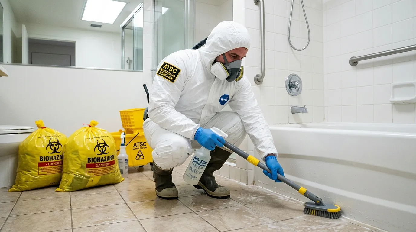 Decontamination equipment deployed for Blood Cleanup in Annandale